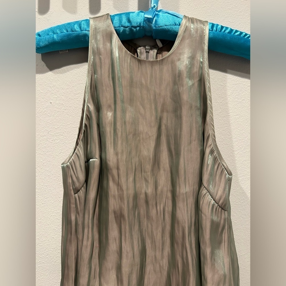 ELIZABETH & JAMES Gold Layered Sleeveless Top Tank / Size XS / - Picture 2 of 9